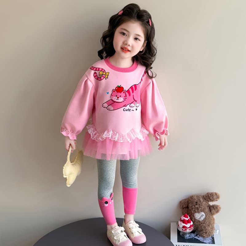 ATONGMU Розовый Kids Повседневные спортивные костюмы Наборы - изображение 4