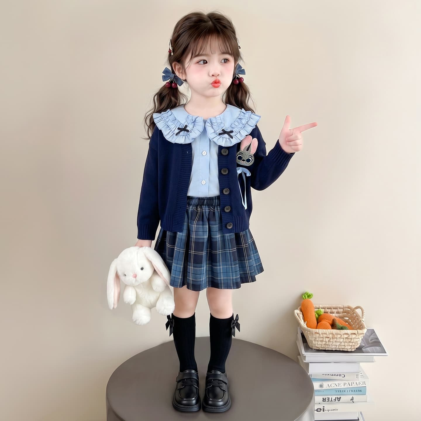ATONGMU Трёхкомпонентный Набор Волшебных Цветов Kids Комплекты с Юбкой - изображение 4