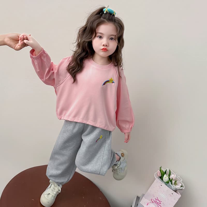 ATONGMU Розовый Kids Повседневные спортивные костюмы Наборы - изображение 4