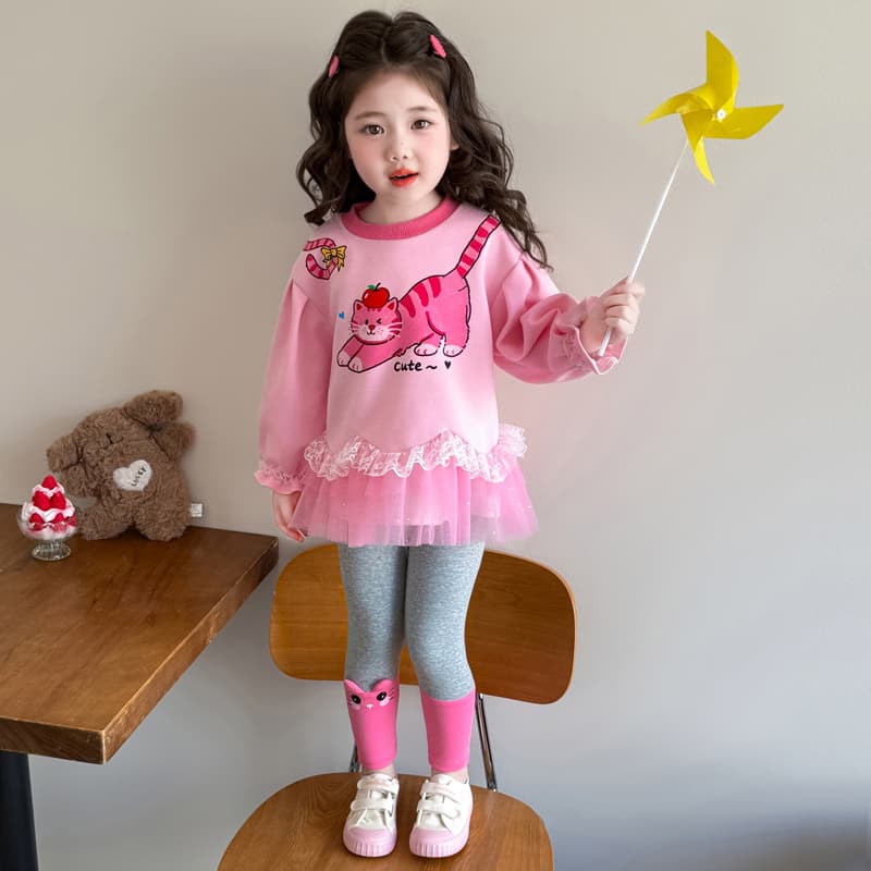 ATONGMU Розовый Kids Повседневные спортивные костюмы Наборы - изображение 3