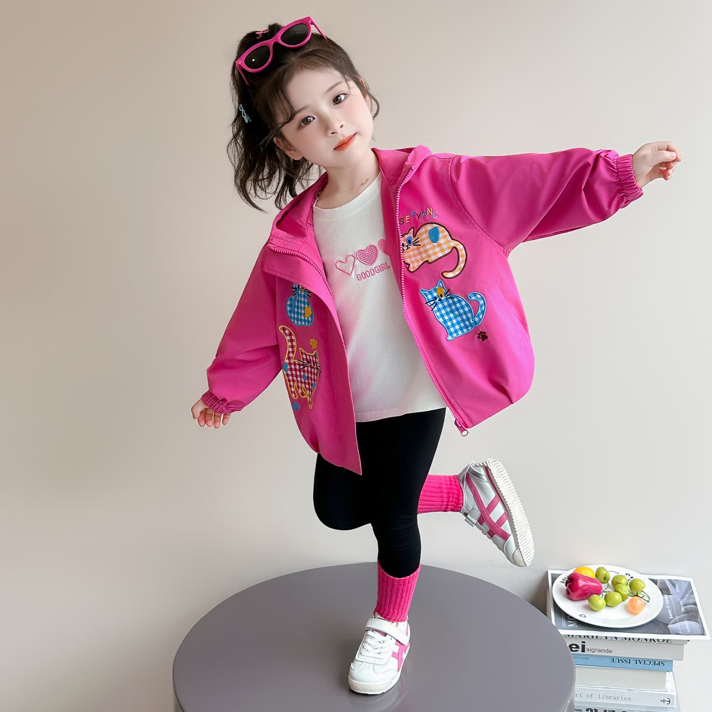 ATONGMU Розово-красный Kids Куртки - изображение 3