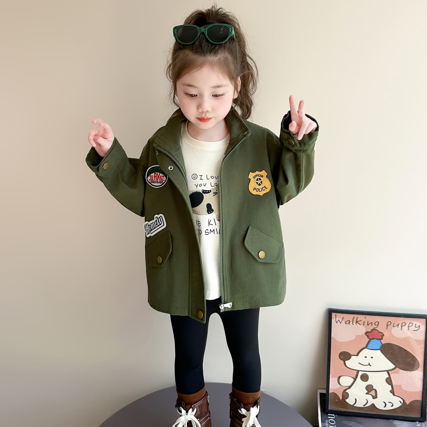 ATONGMU Зелёный Kids Куртки - изображение 2