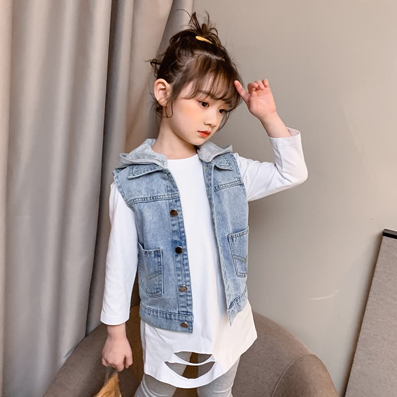ATONGMU Джинсовый синий Kids Топы - изображение 3