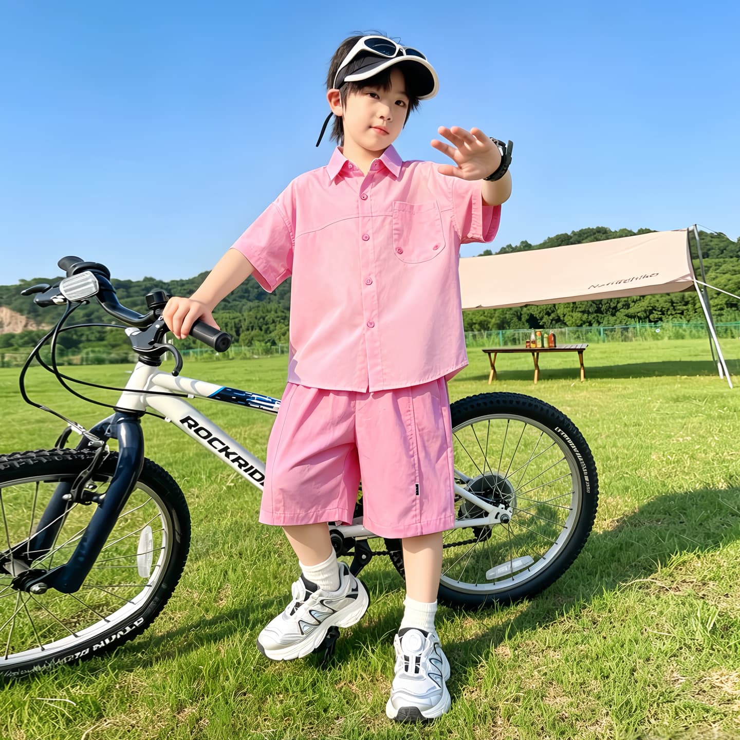ATONGMU Розовый Kids Повседневные спортивные костюмы Наборы - изображение 3