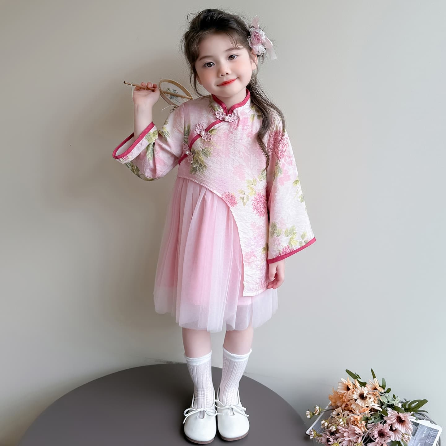 ATONGMU Розовые Детские Платья - изображение 2