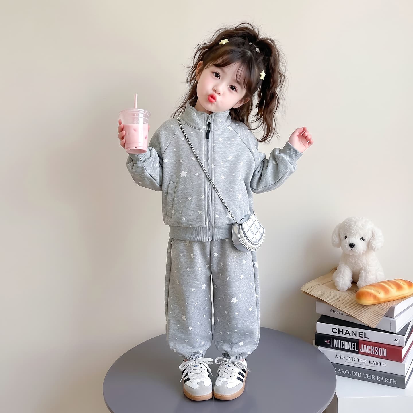 ATONGMU Серый Kids Повседневные спортивные костюмы Наборы - изображение 4