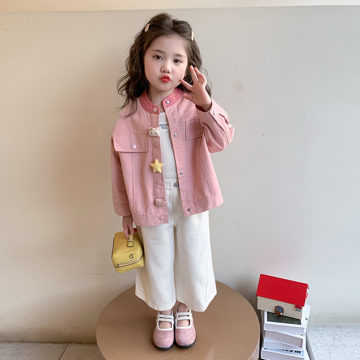 ATONGMU Розовый Kids Куртки - изображение 3