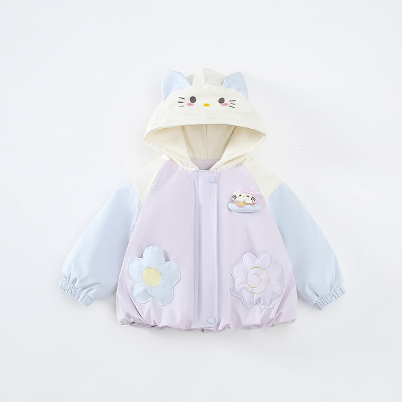 ATONGMU Фиолетовый Padded Coat Kids Утеплённые куртки - изображение 2