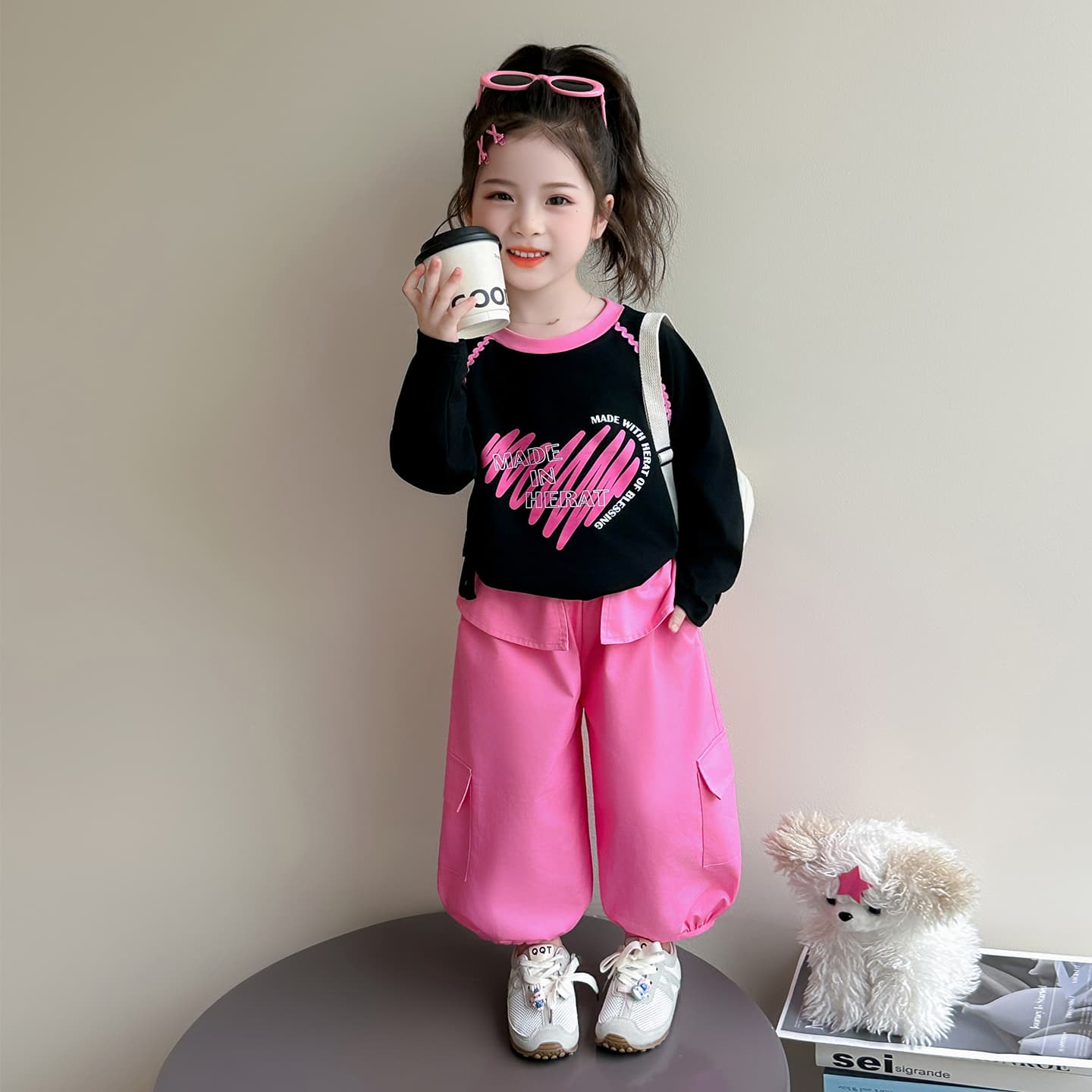 ATONGMU Черный Kids Повседневные спортивные костюмы Наборы - изображение 2