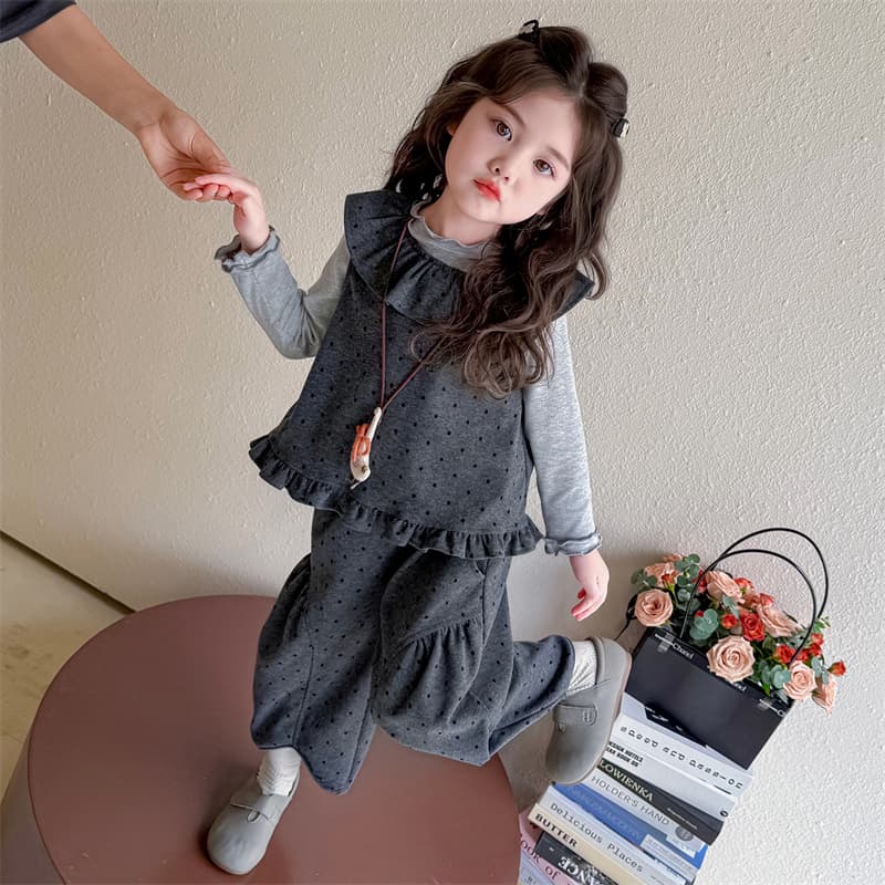 ATONGMU Серый Kids Повседневные спортивные костюмы Наборы - изображение 3