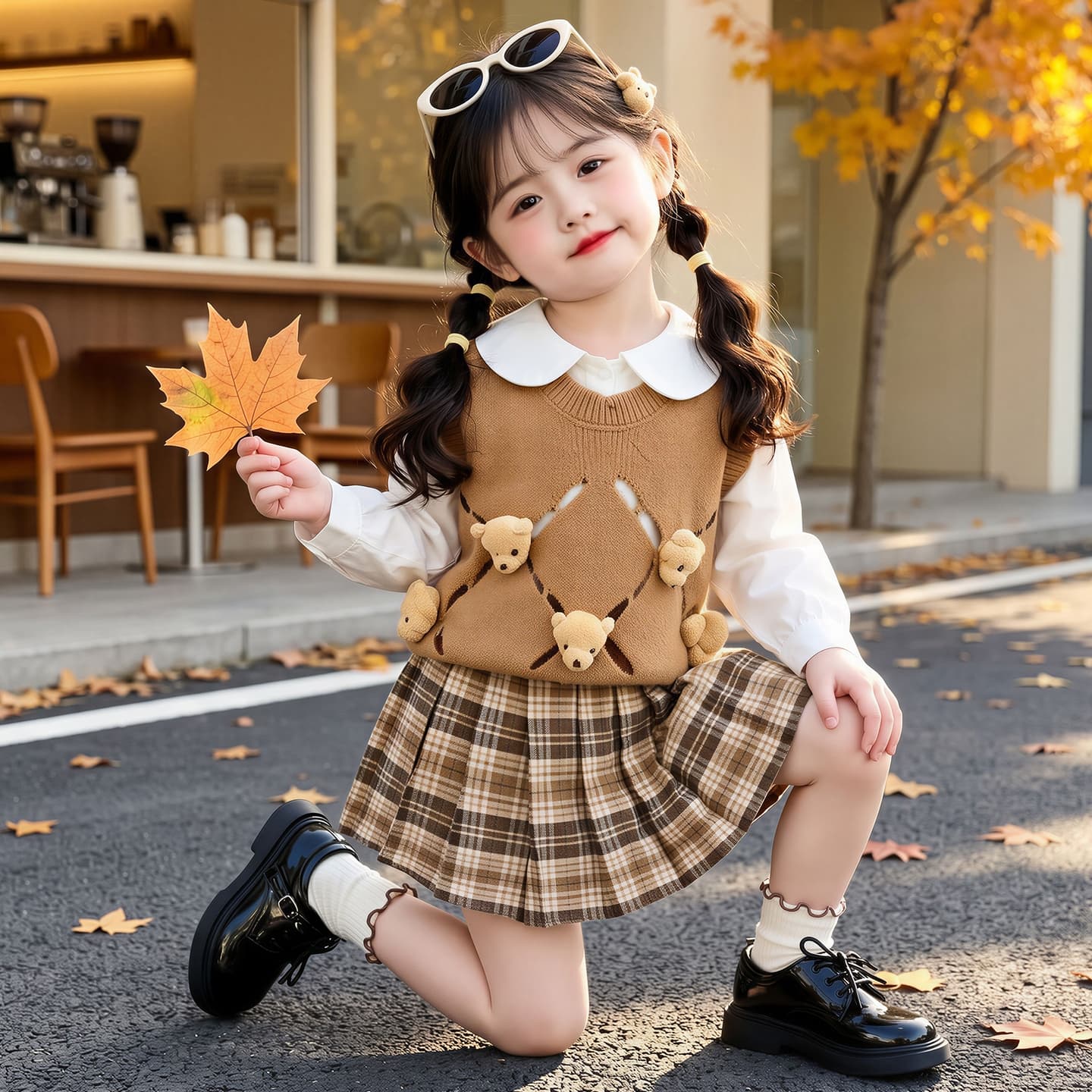 ATONGMU Хаки Kids Комплекты с юбкой - изображение 4