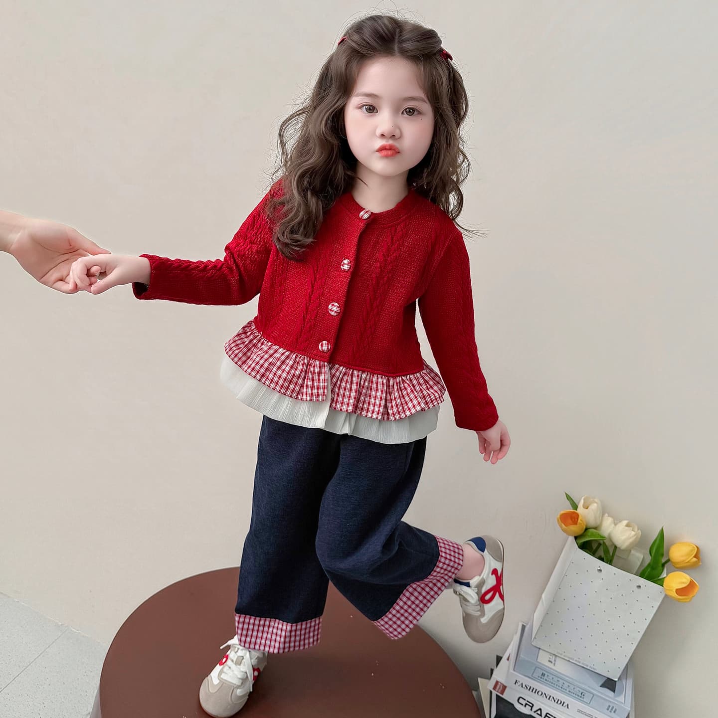 ATONGMU Красный Kids Повседневные спортивные костюмы Наборы - изображение 2