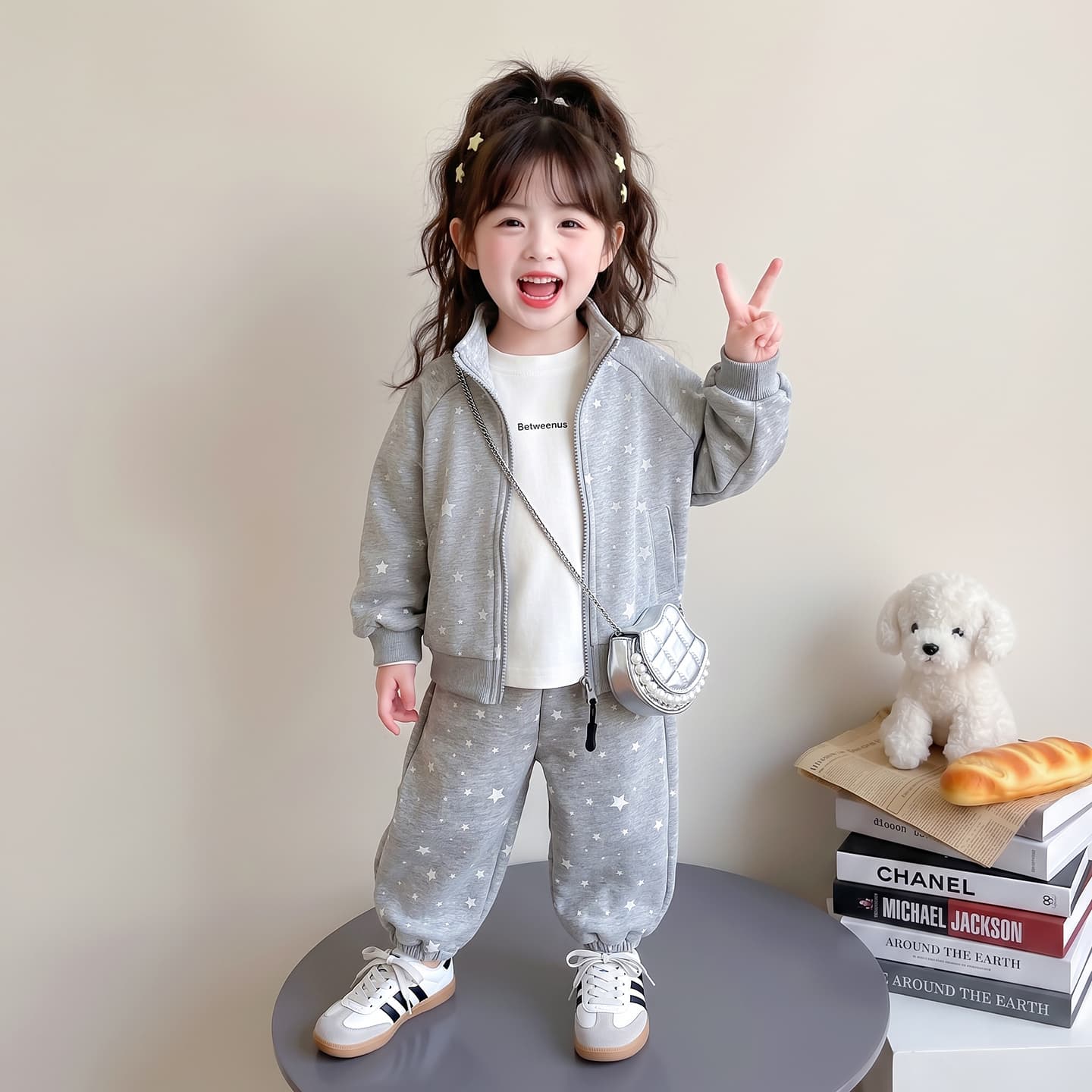 ATONGMU Серый Kids Повседневные спортивные костюмы Наборы - изображение 2