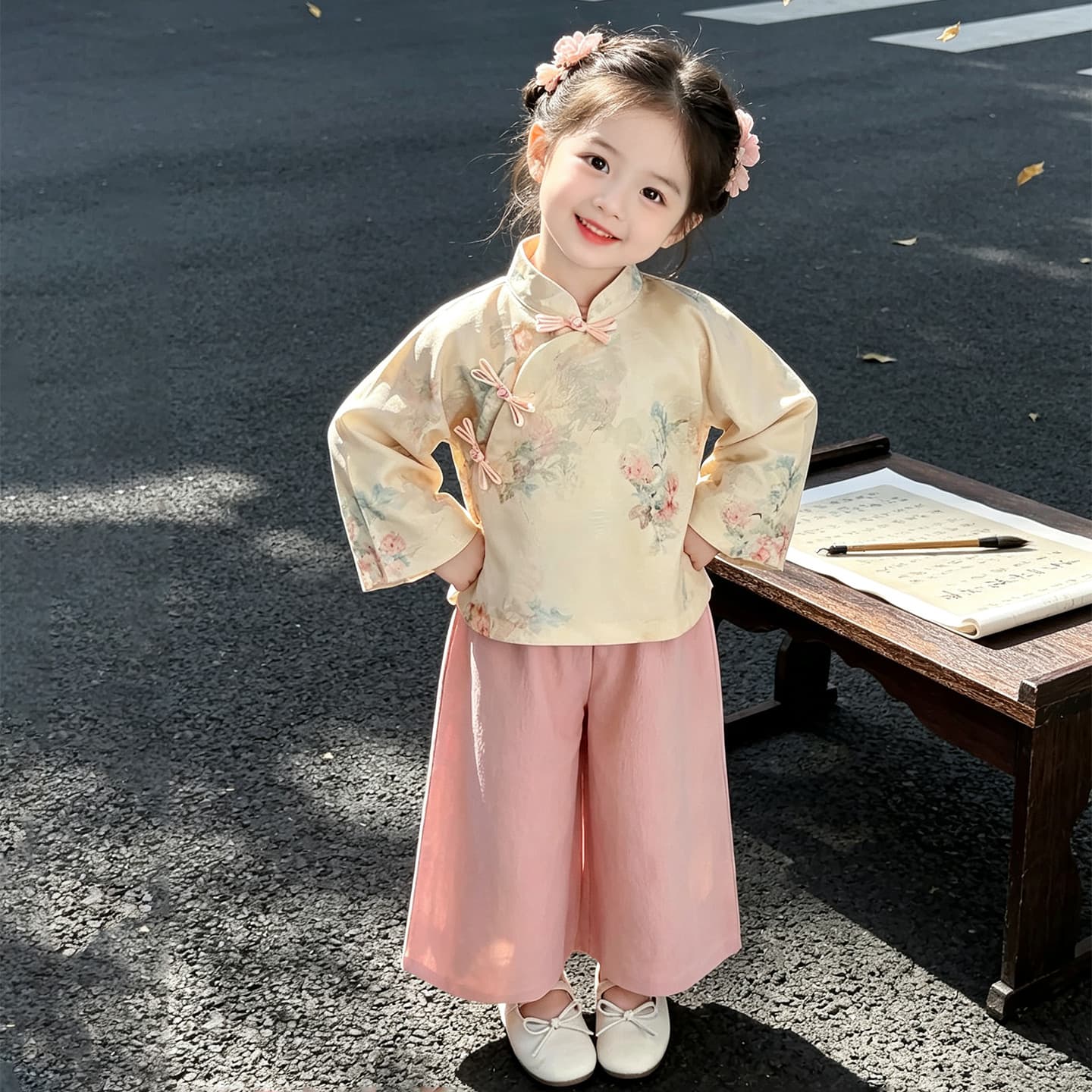 ATONGMU Розовый Kids Традиционные китайские костюмы - изображение 5