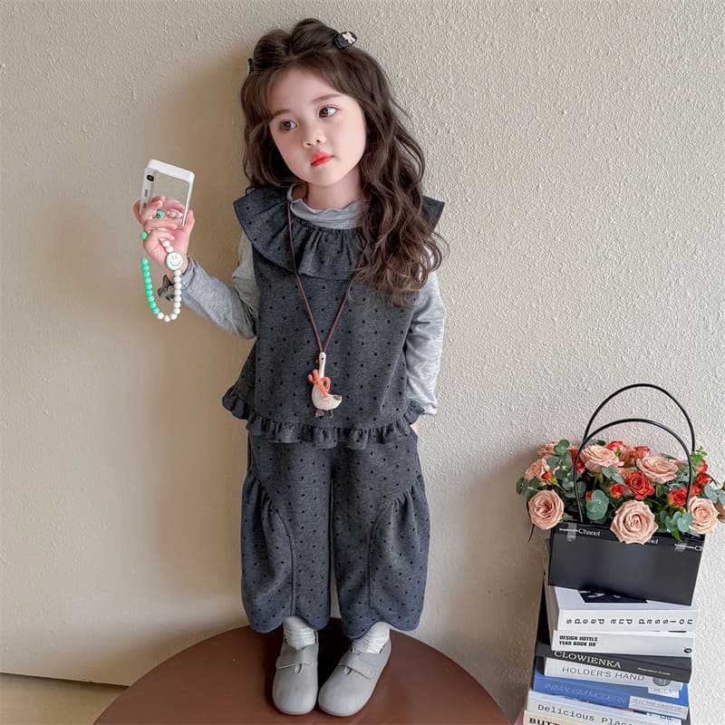 ATONGMU Серый Kids Повседневные спортивные костюмы Наборы - изображение 2