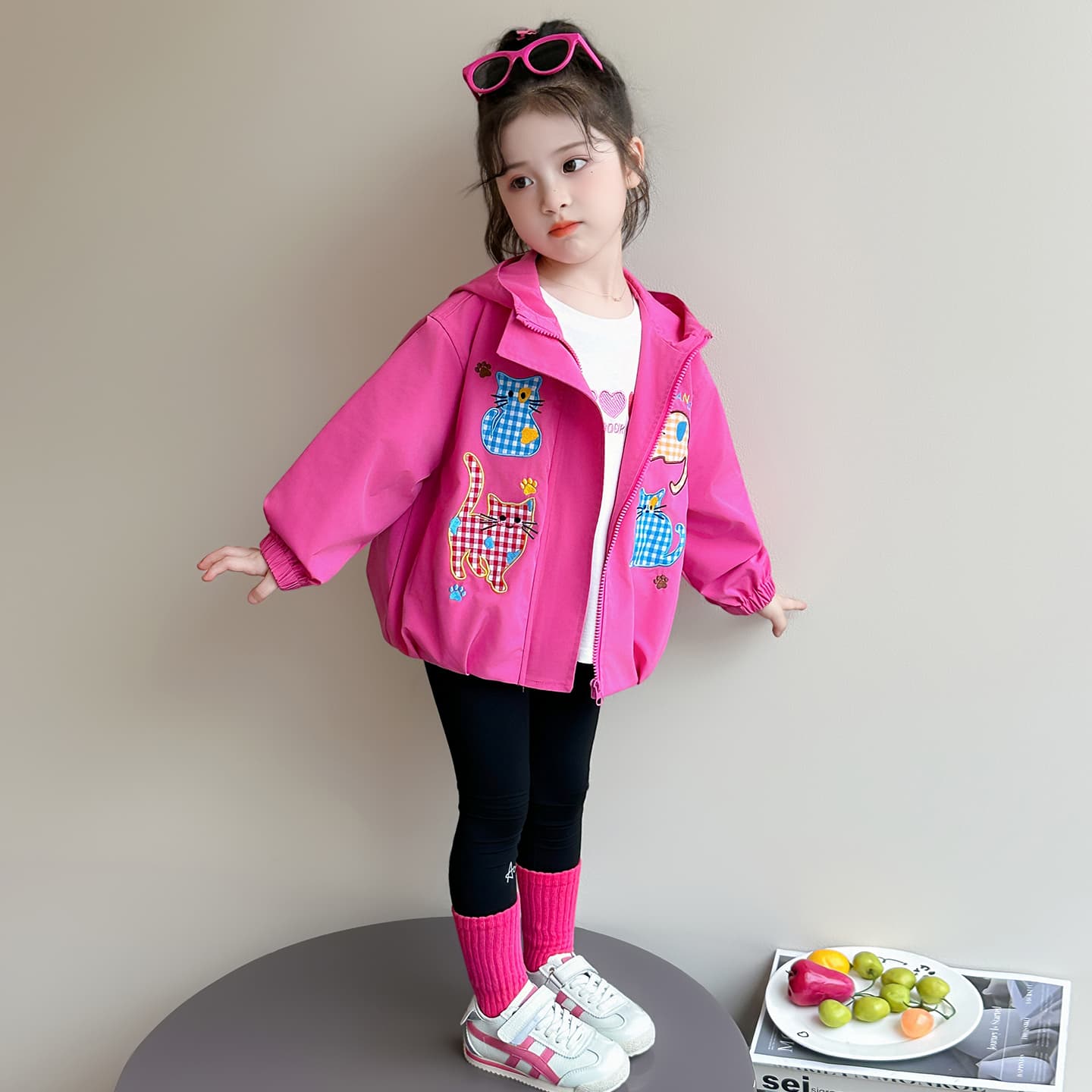 ATONGMU Розово-красный Kids Куртки - изображение 5
