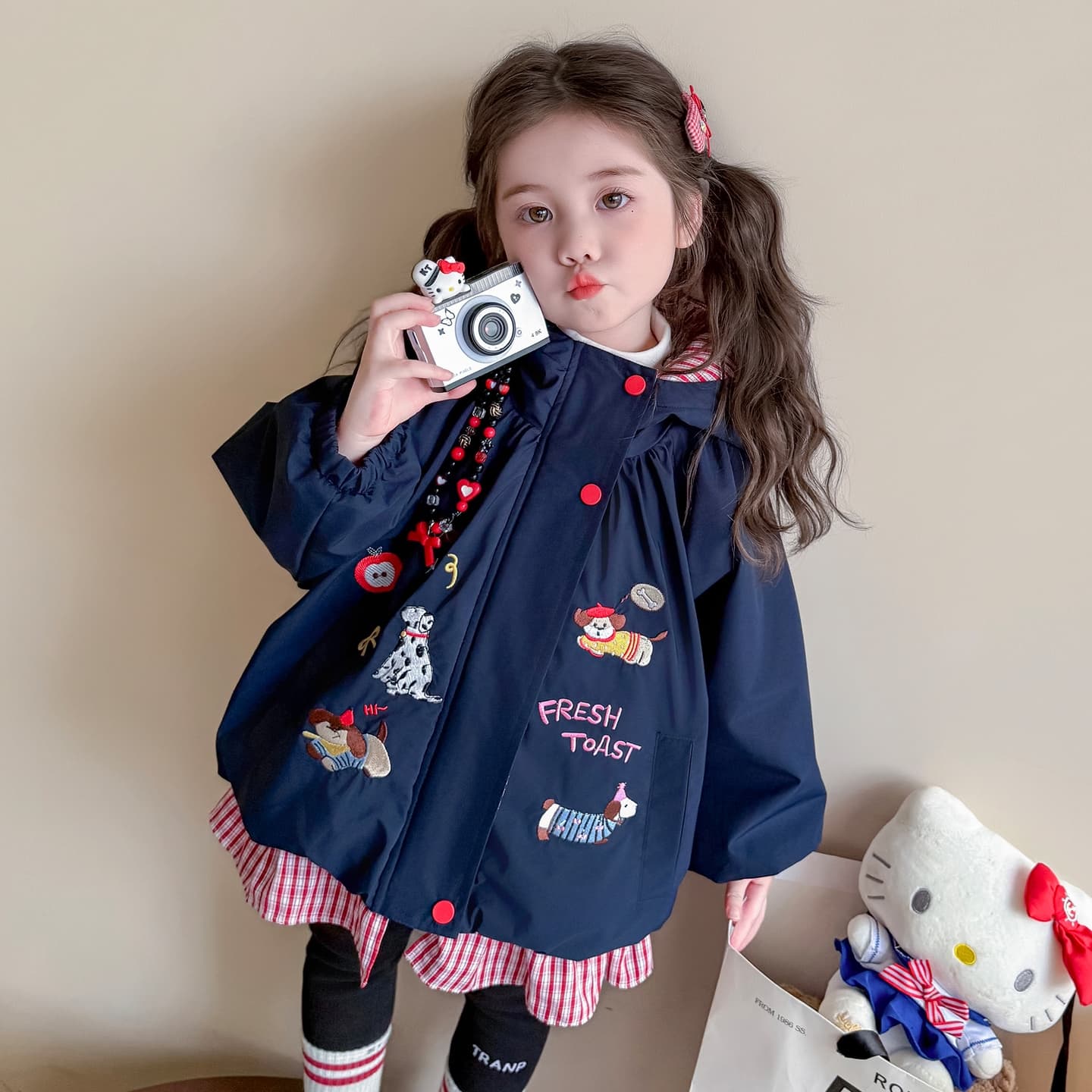 ATONGMU Синий Kids Утеплённые куртки - изображение 3