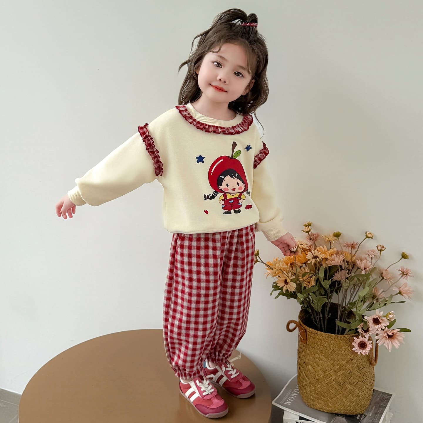 ATONGMU Абрикос Kids Повседневные спортивные костюмы Наборы - изображение 5