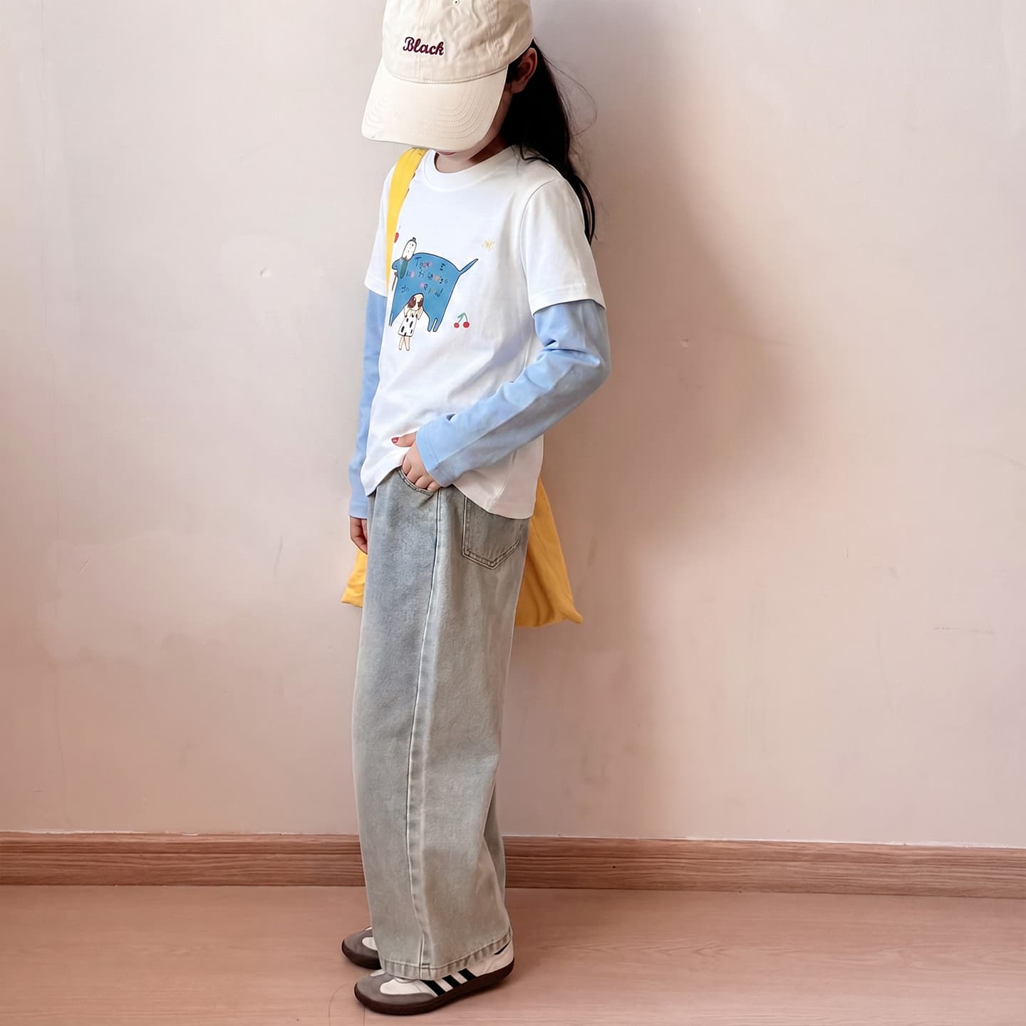 Футболка ATONGMU Синий Kids T-рубашки - изображение 5