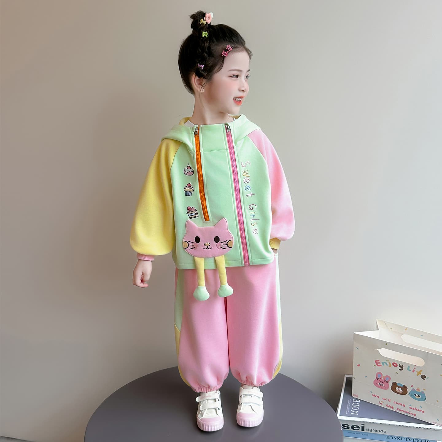 ATONGMU Цвет изображения Kids Повседневные спортивные костюмы Наборы - изображение 5