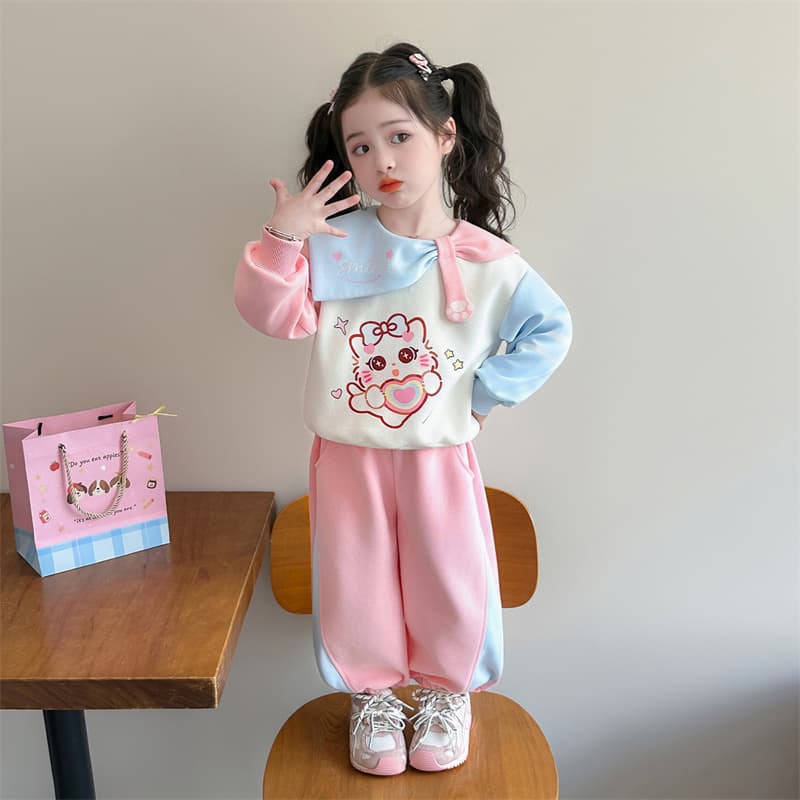 ATONGMU Розовый Kids Повседневные спортивные костюмы Наборы - изображение 3