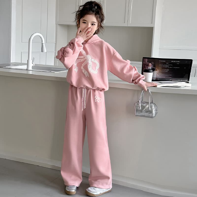 ATONGMU Розовый Kids Повседневные спортивные костюмы Наборы - изображение 4