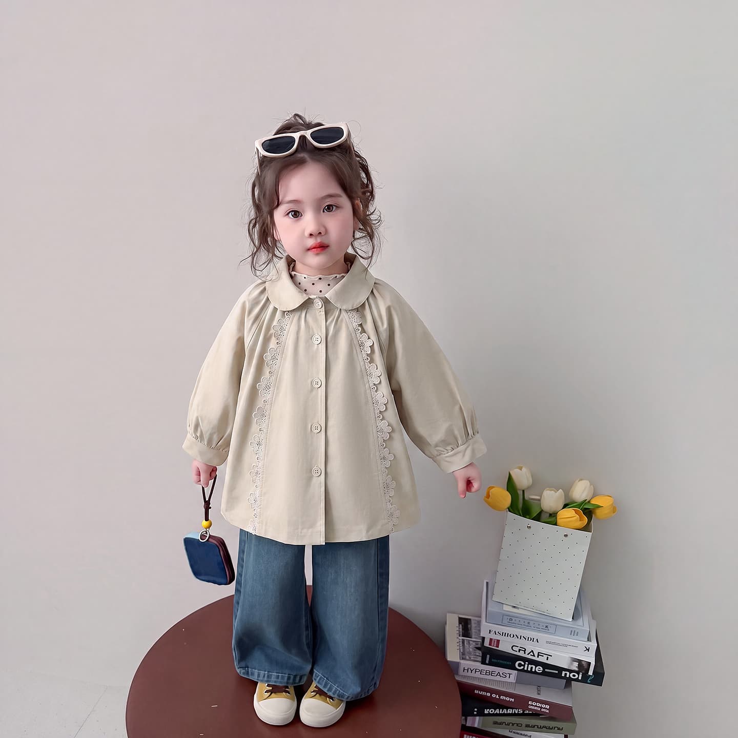 ATONGMU Хаки Kids Топы - изображение 2