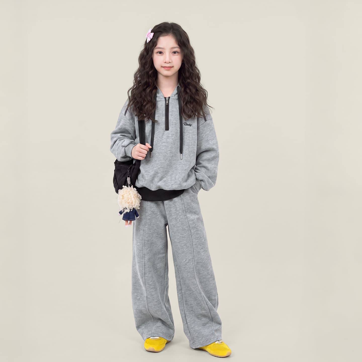 ATONGMU Серый Kids Повседневные спортивные костюмы Наборы - изображение 2