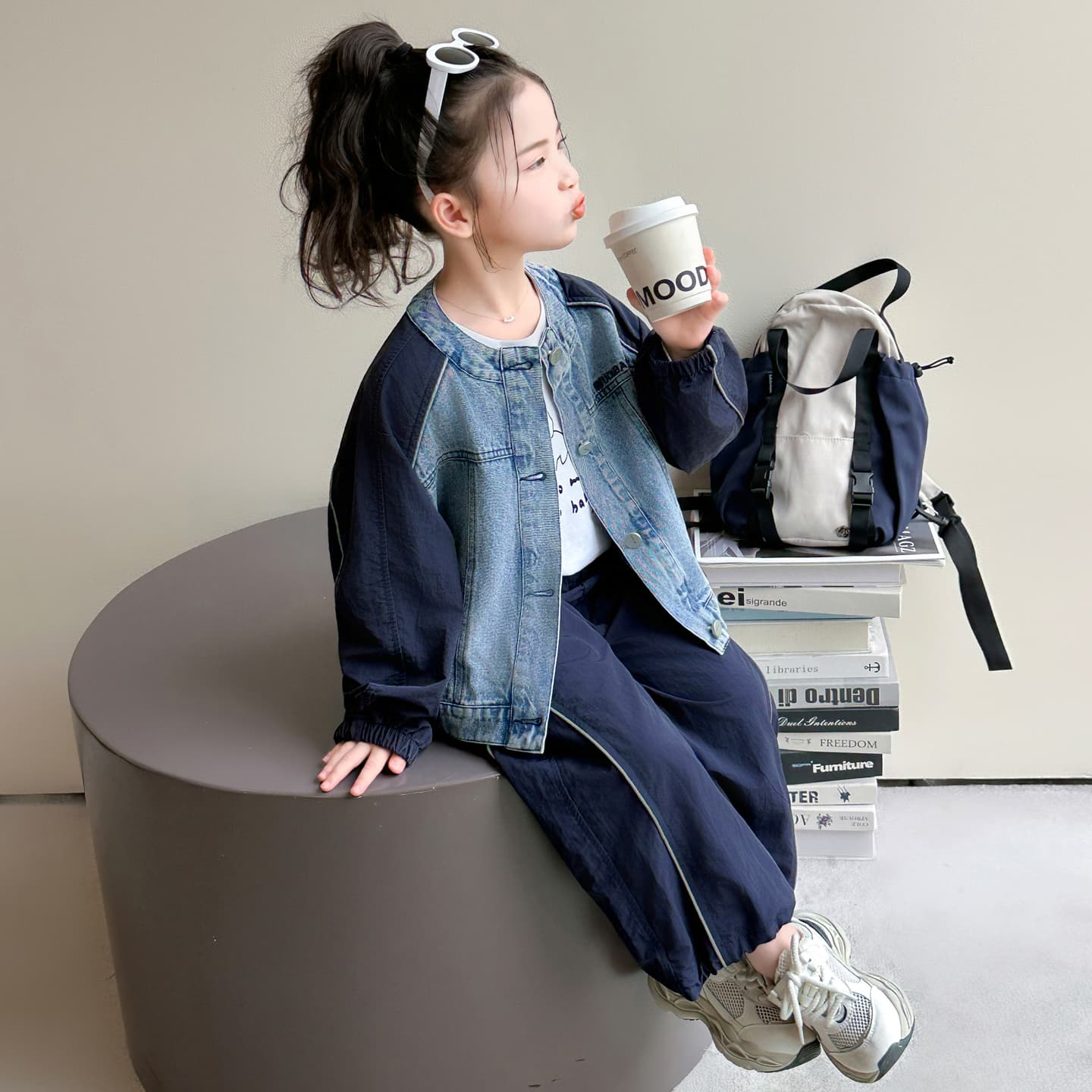 ATONGMU Деним Kids Повседневные спортивные костюмы Наборы - изображение 5