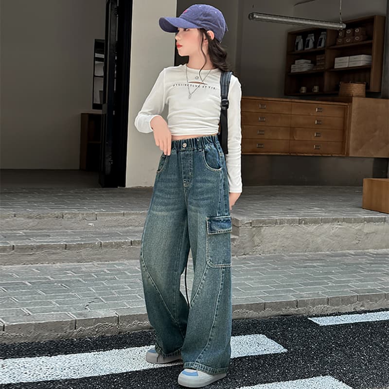 ATONGMU Цвет изображения Kids Джинсы - изображение 5