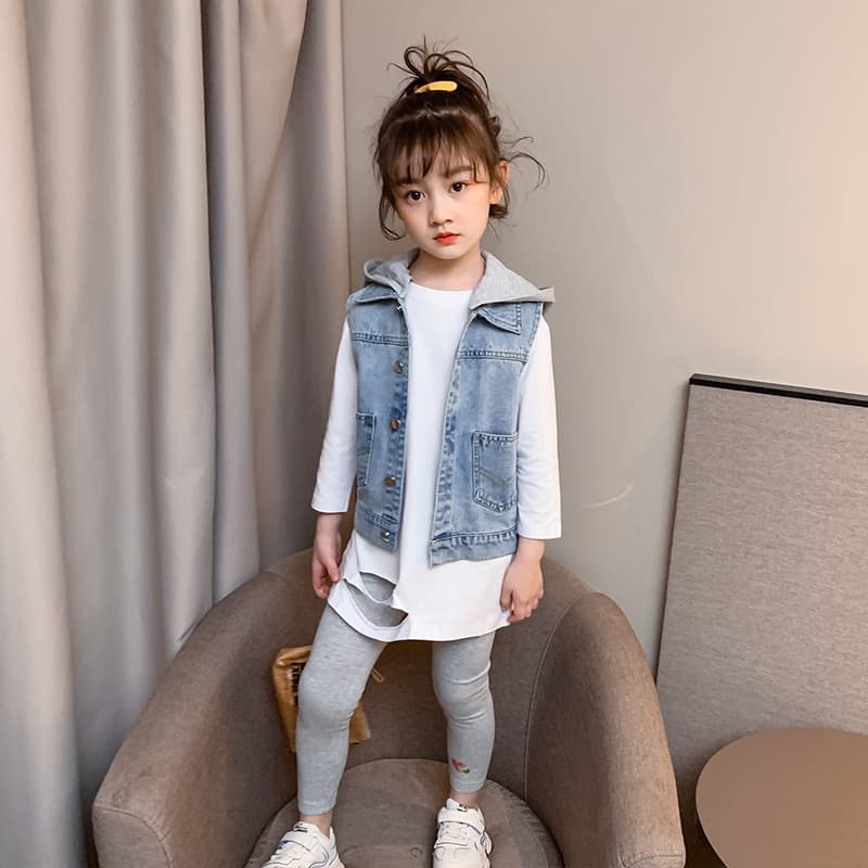 ATONGMU Джинсовый синий Kids Топы - изображение 5