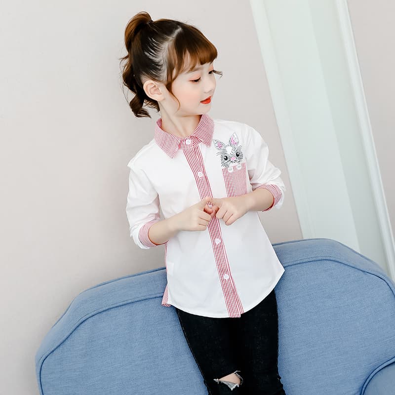 ATONGMU Белый Kids Повседневный Рубашки - изображение 4