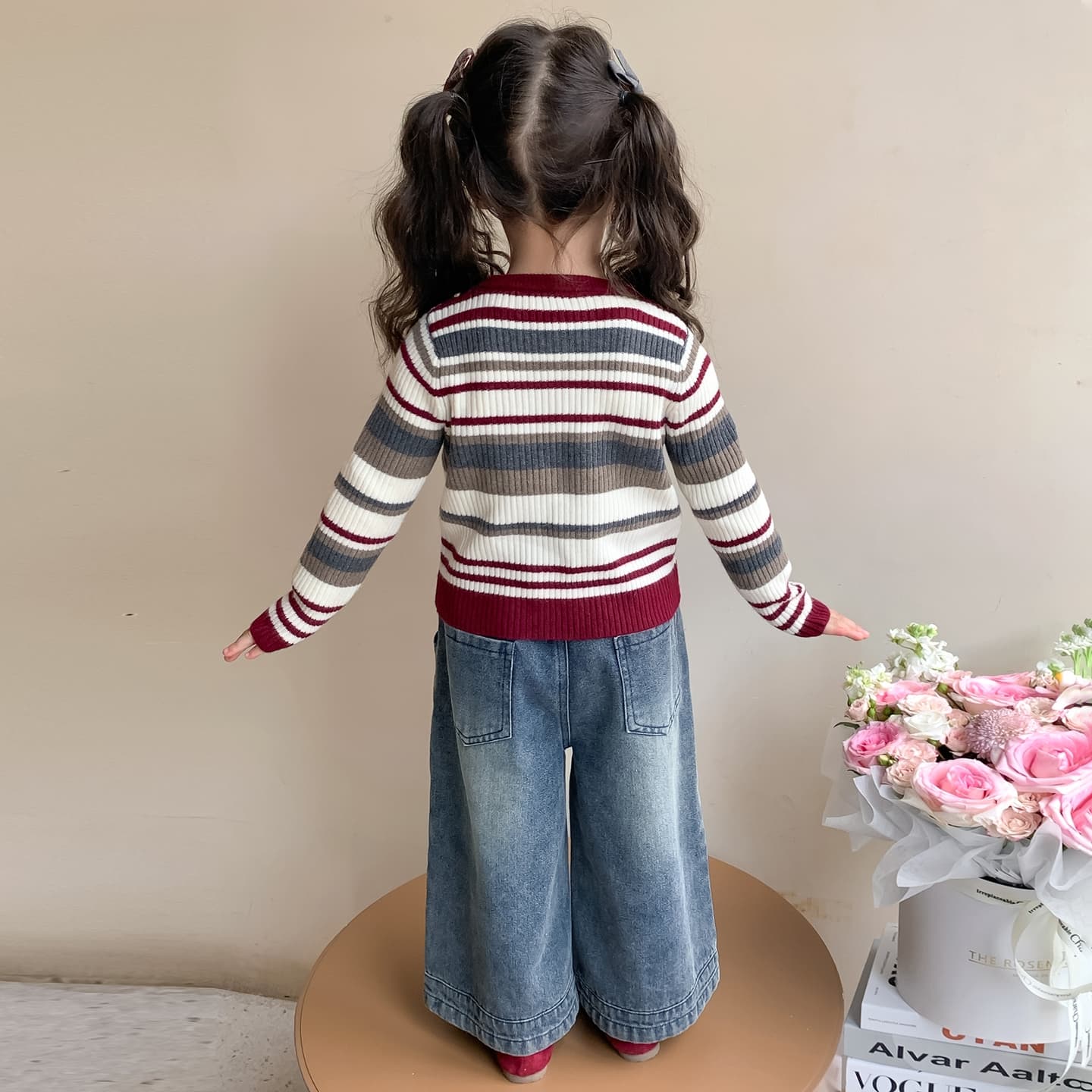 ATONGMU KT Полосы Топ Kids Свитеры - изображение 3