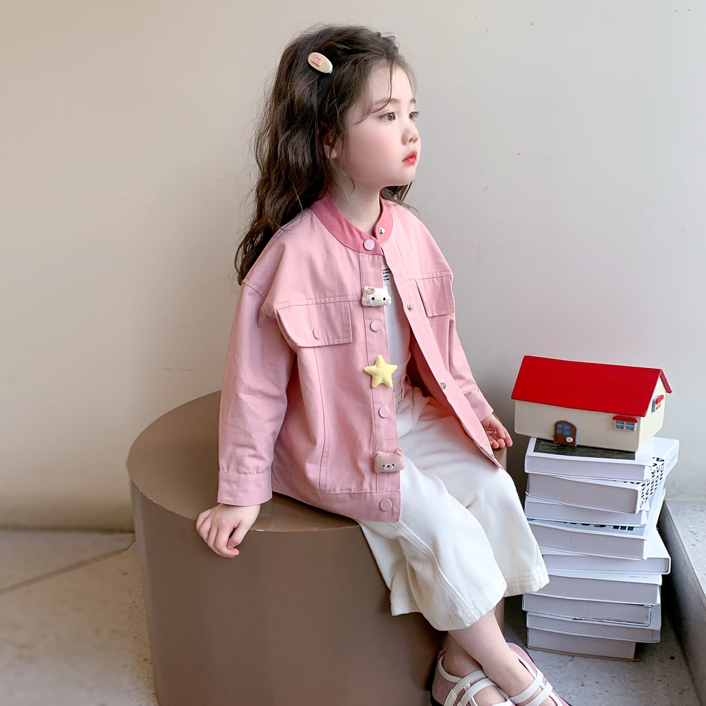 ATONGMU Розовый Kids Куртки - изображение 4