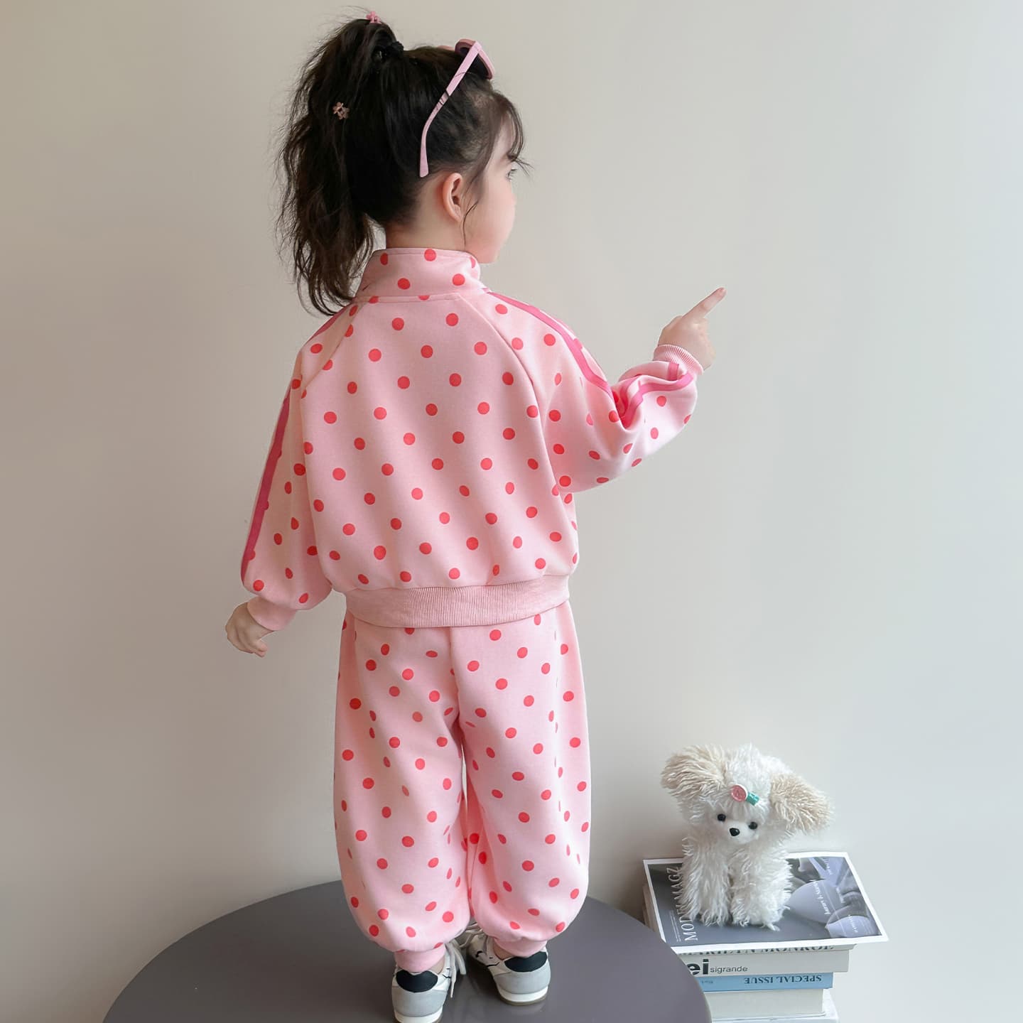 ATONGMU Розовый Kids Повседневные спортивные костюмы Наборы - изображение 3