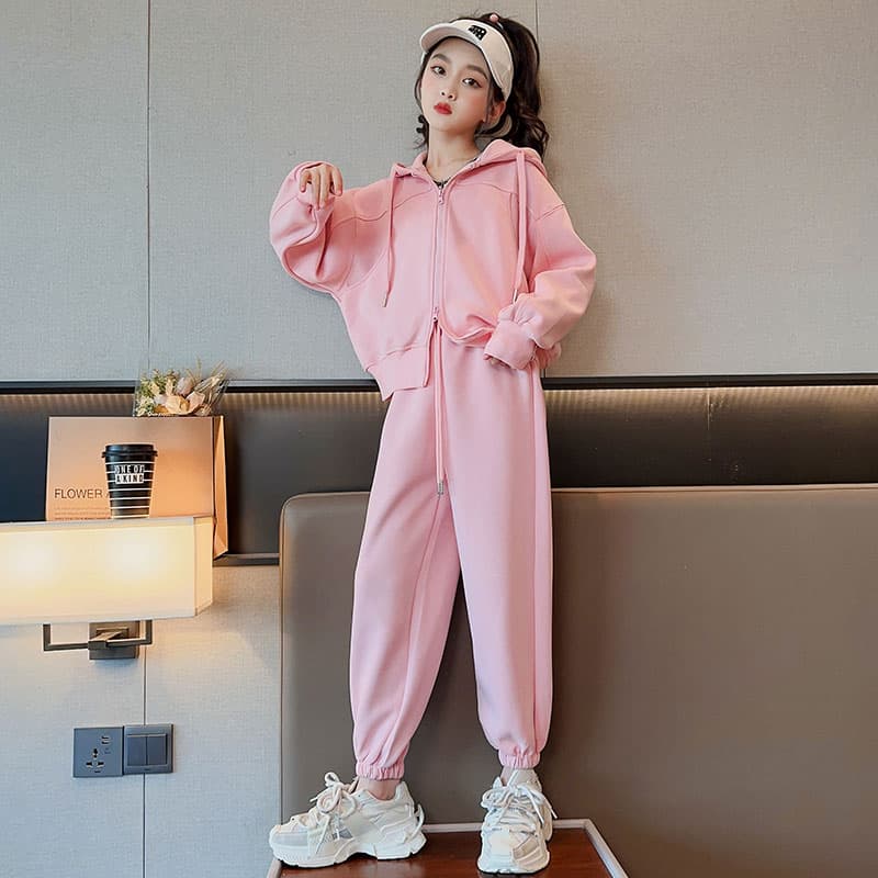 ATONGMU Розовый Kids Повседневные спортивные костюмы Наборы - изображение 5