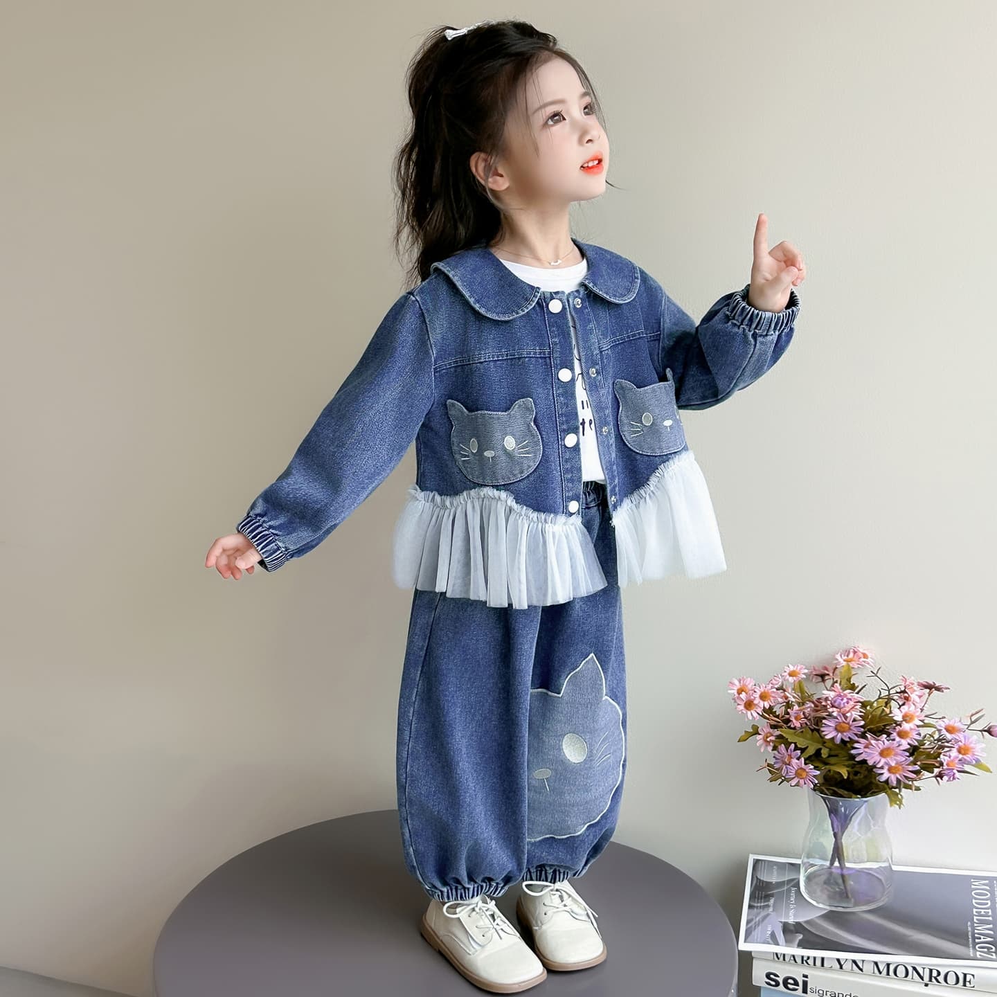 ATONGMU Синий Kids Повседневные спортивные костюмы Наборы - изображение 3