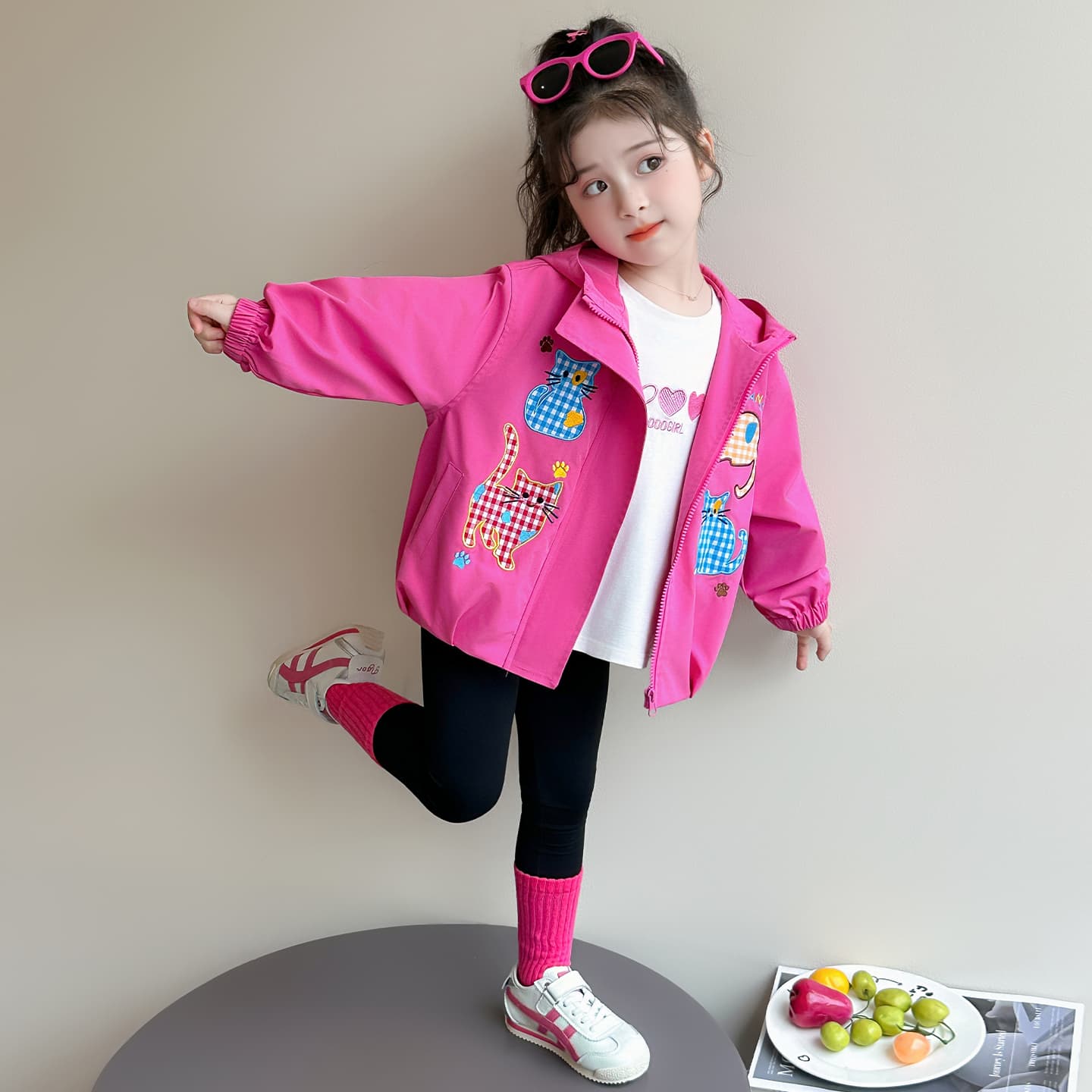 ATONGMU Розово-красный Kids Куртки - изображение 4