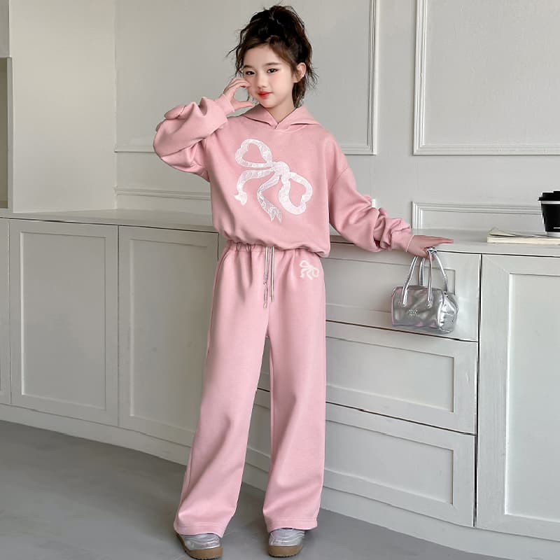 ATONGMU Розовый Kids Повседневные спортивные костюмы Наборы - изображение 2