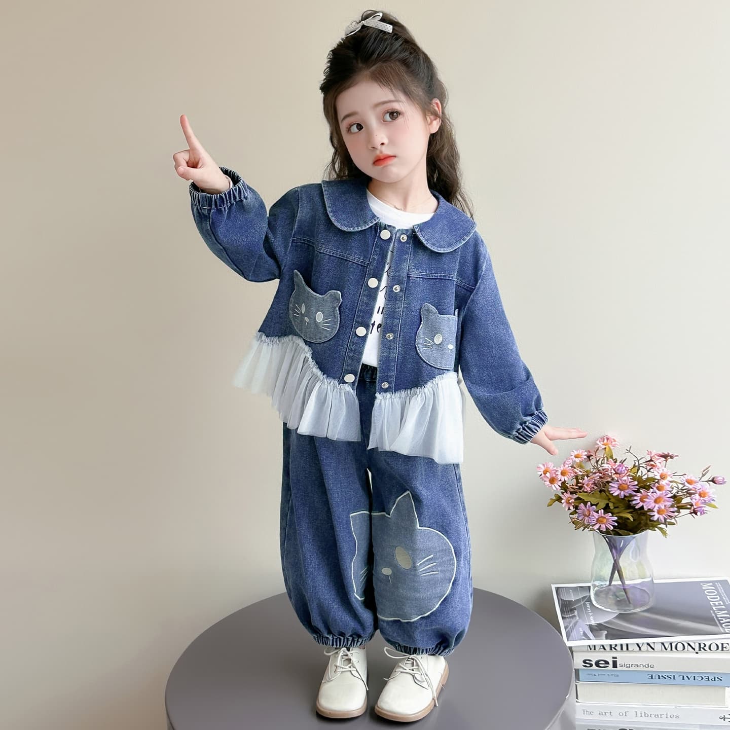 ATONGMU Синий Kids Повседневные спортивные костюмы Наборы - изображение 2