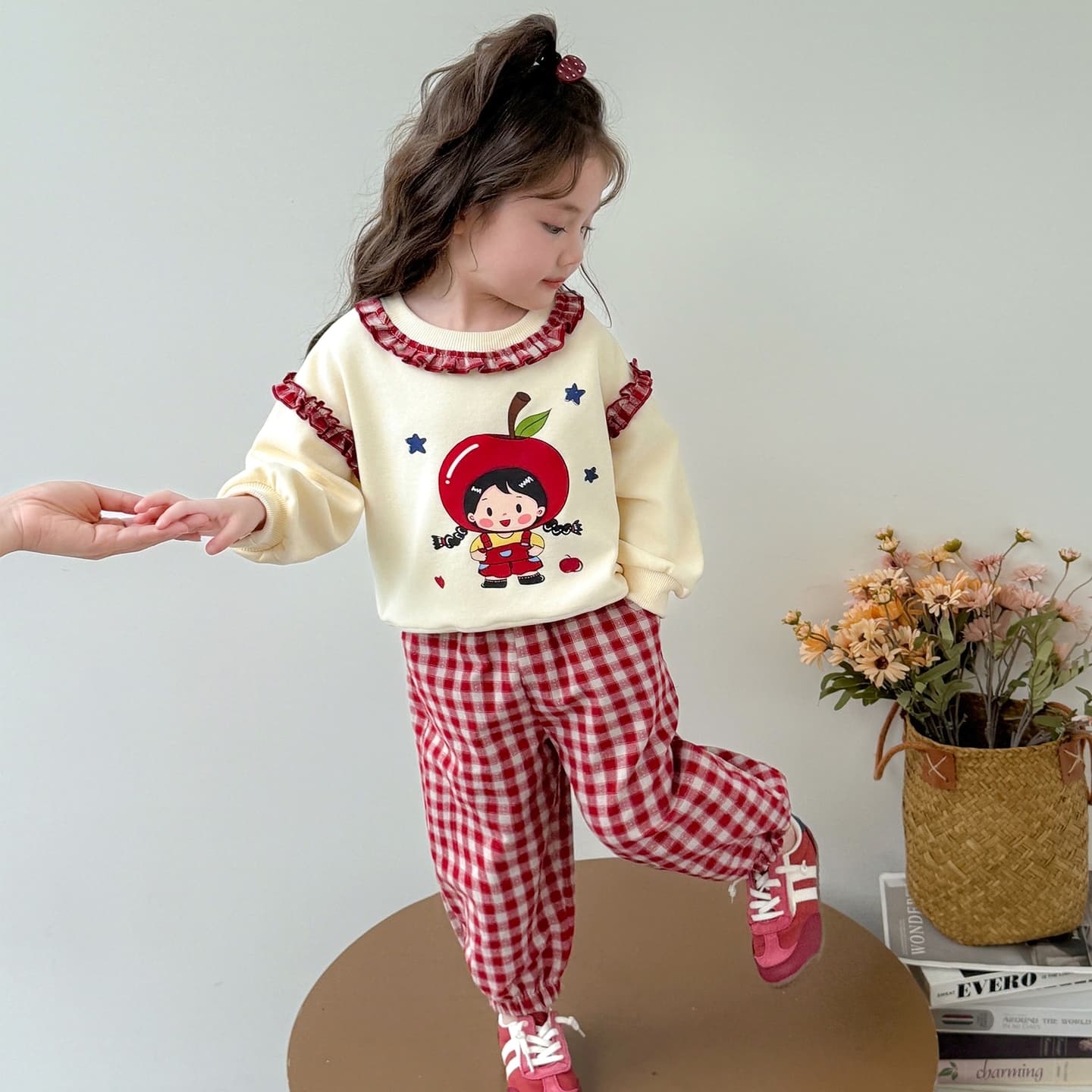 ATONGMU Абрикос Kids Повседневные спортивные костюмы Наборы - изображение 2