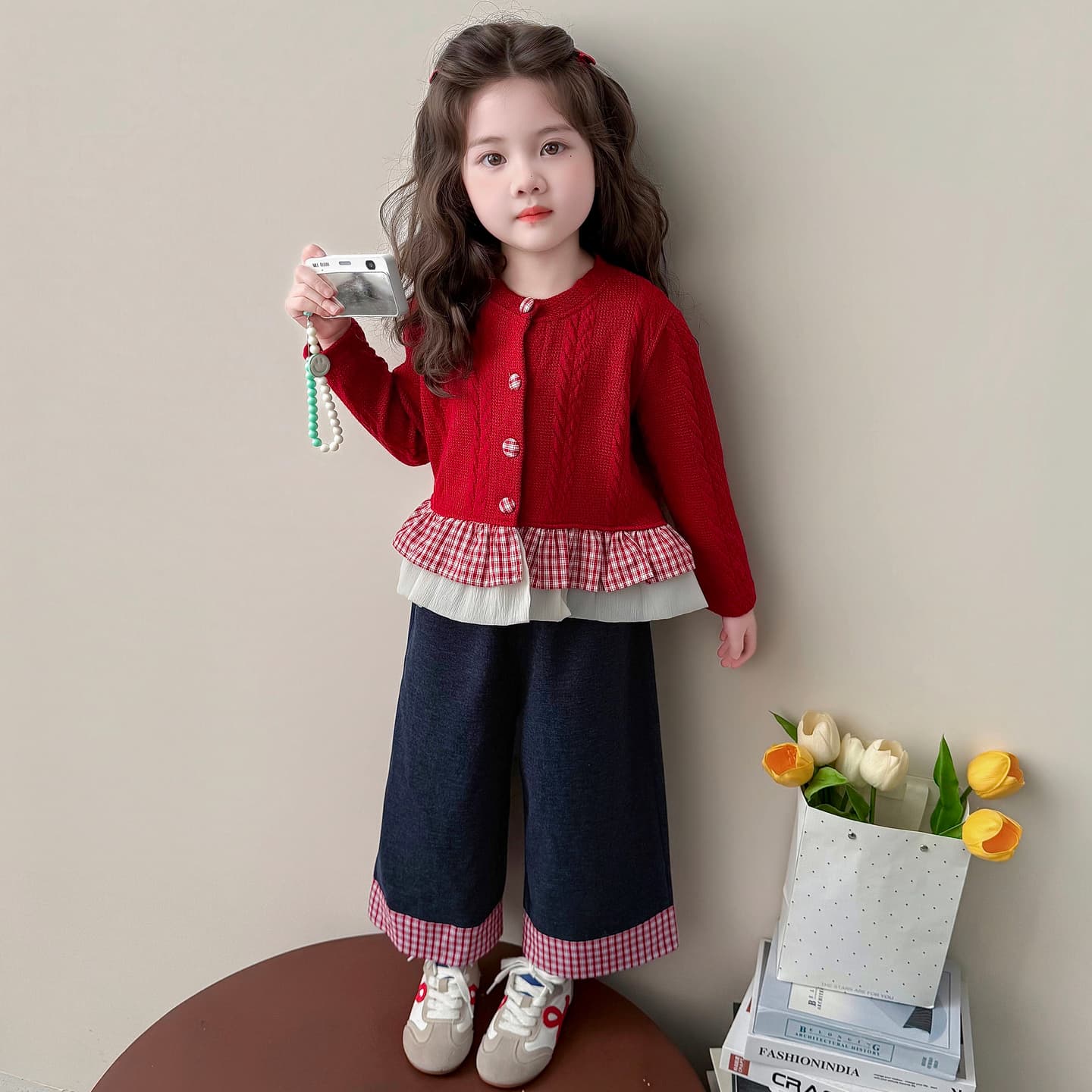 ATONGMU Красный Kids Повседневные спортивные костюмы Наборы - изображение 4
