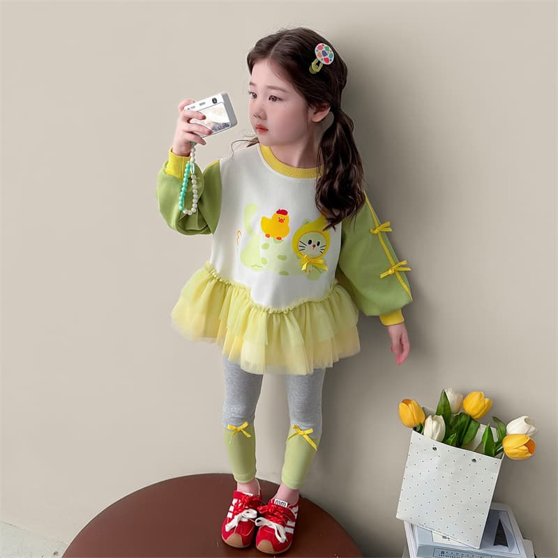 ATONGMU Зелёный Kids Повседневные спортивные костюмы Наборы - изображение 3