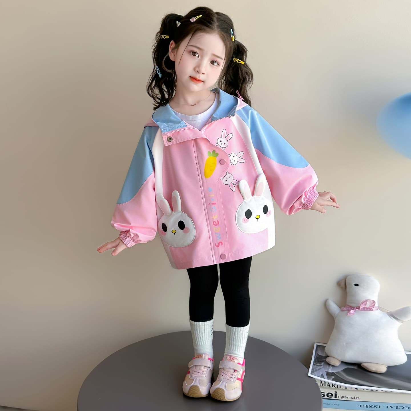 ATONGMU Розовый Kids Куртки - изображение 4