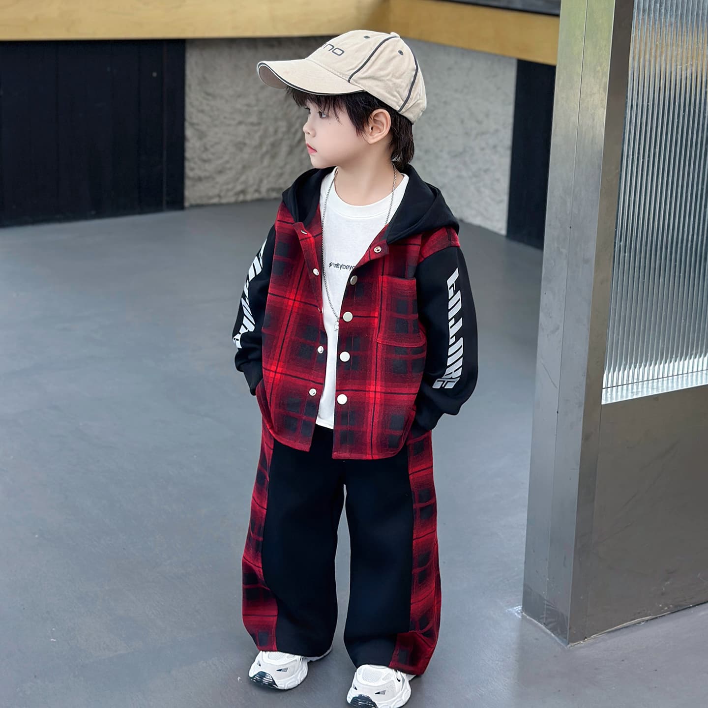 ATONGMU Красный Kids Повседневные спортивные костюмы Наборы - изображение 2