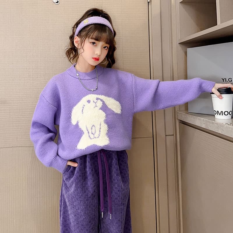 ATONGMU Фиолетовый Kids Свитеры - изображение 5