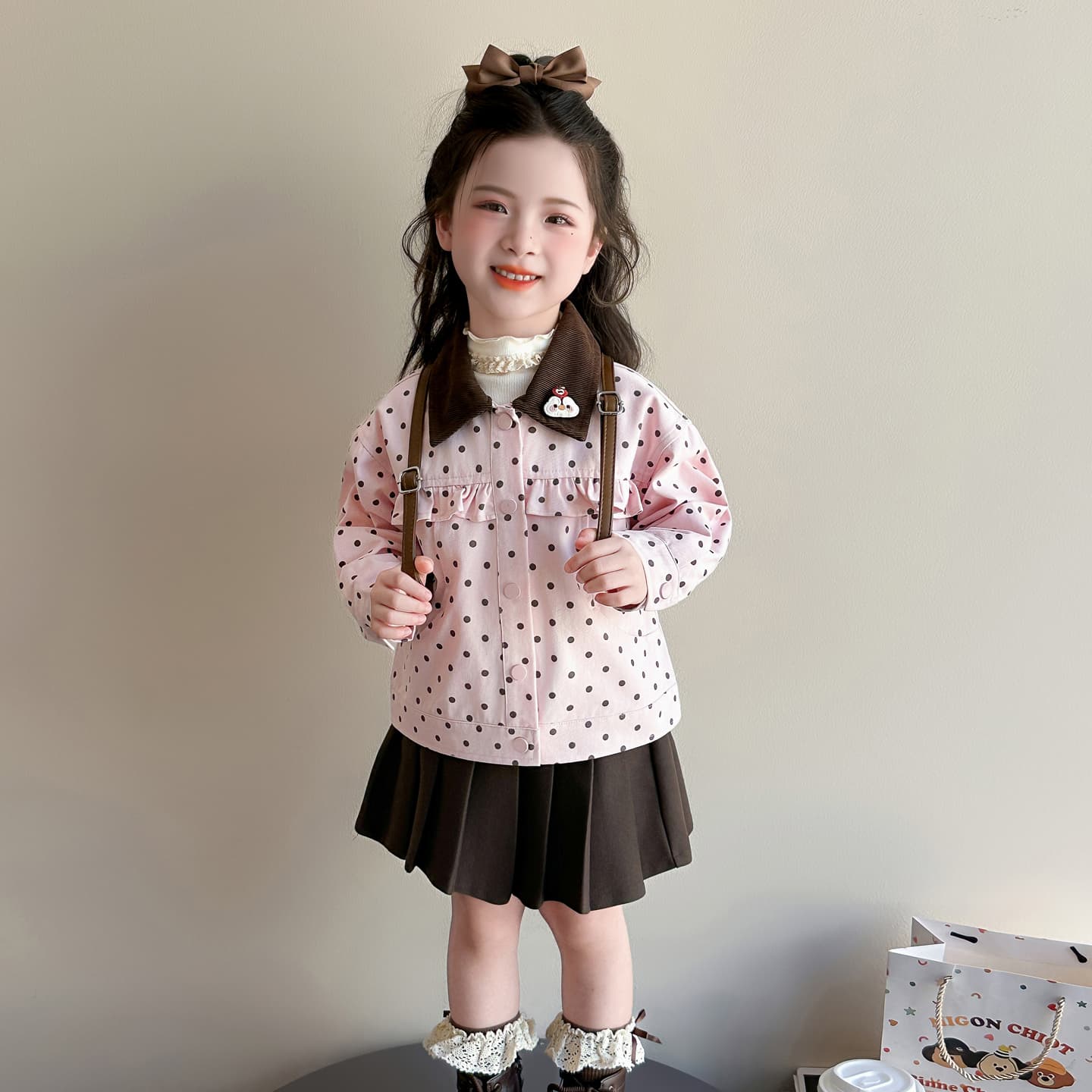 ATONGMU Розовый Kids Куртки - изображение 3