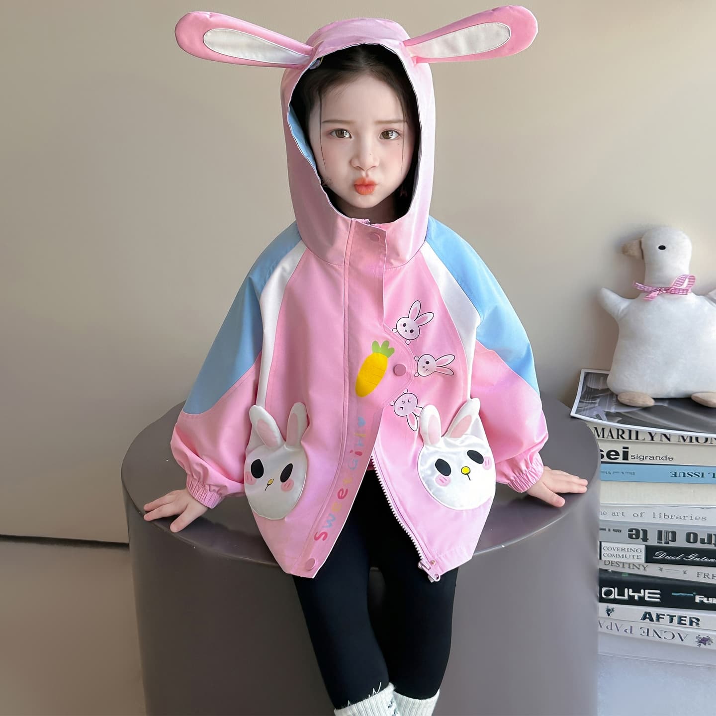 ATONGMU Розовый Kids Куртки - изображение 5