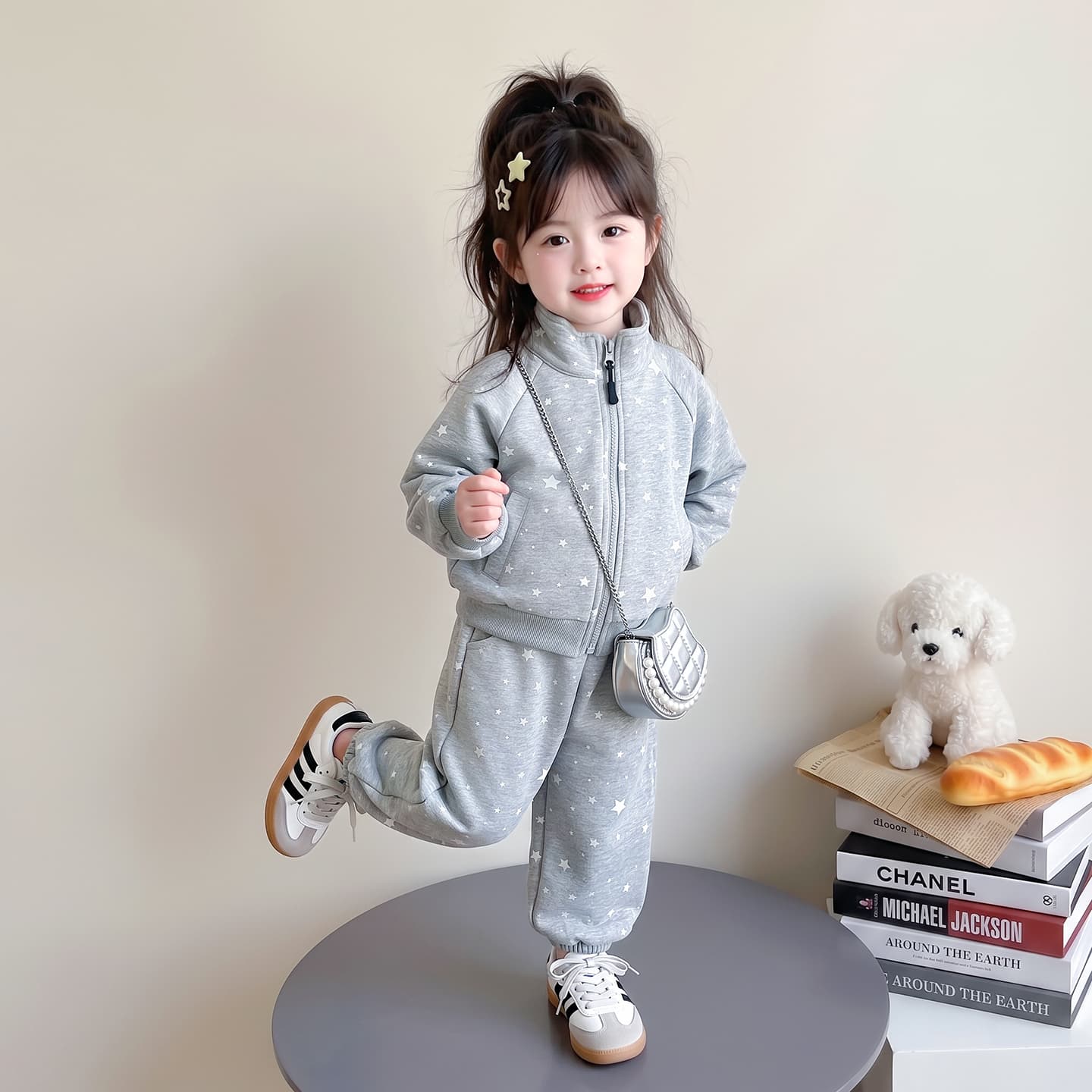 ATONGMU Серый Kids Повседневные спортивные костюмы Наборы - изображение 3