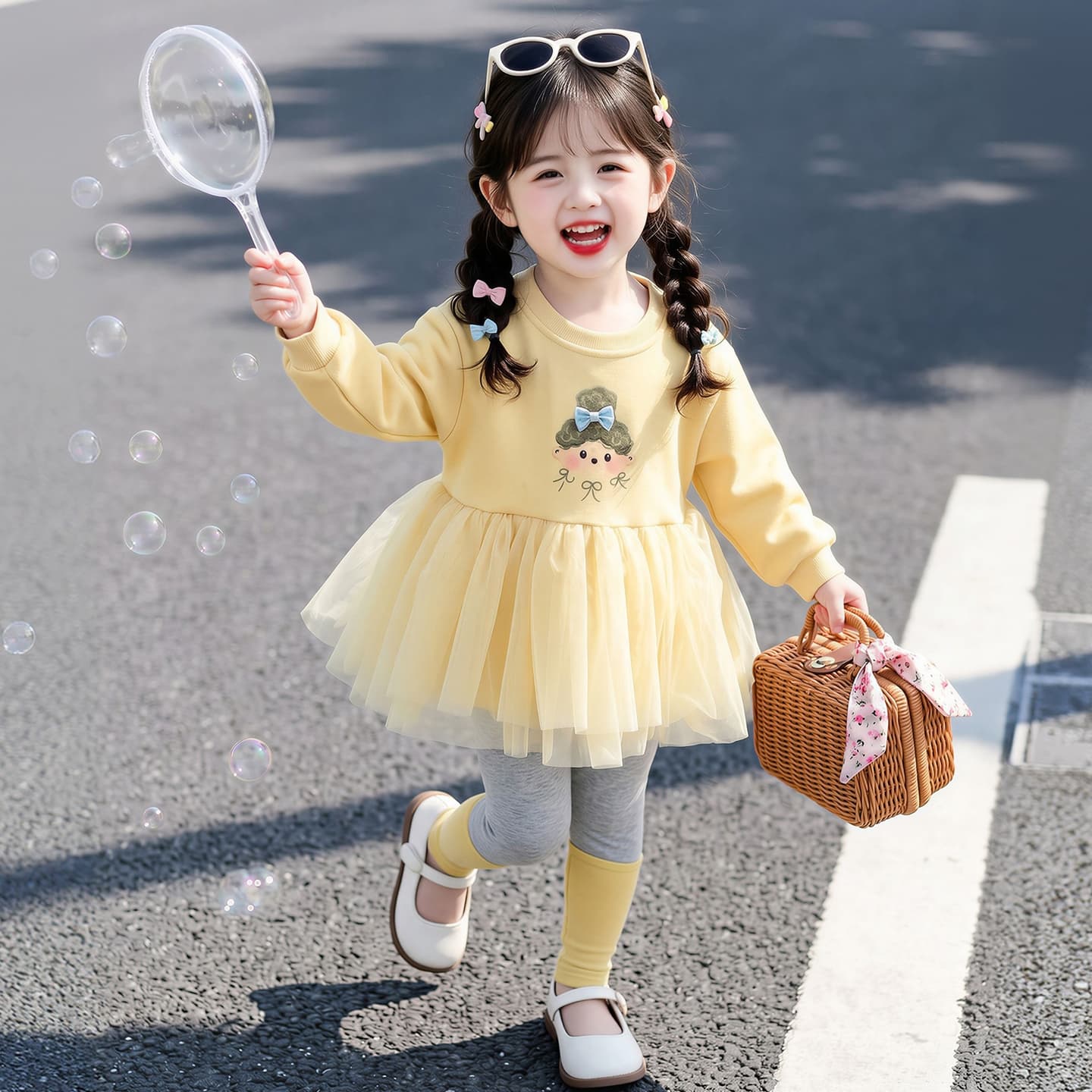 ATONGMU Желтый Kids Повседневные спортивные костюмы Наборы - изображение 4
